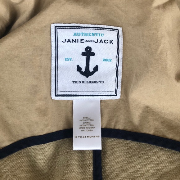 🌸Spring Sale🌸 Janie and Jack Boys Jacket - Picture 6 of 6
